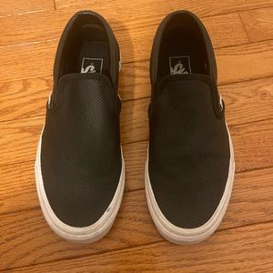 Leather Slip On Vans